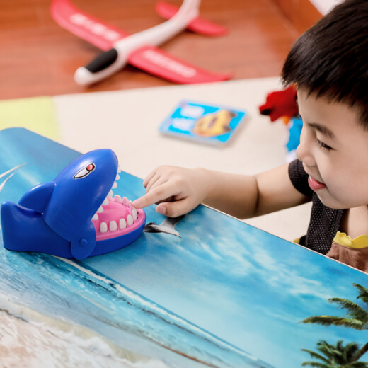 TaTanice biting shark toy finger biting children's parent-child interactive creative game trick props MY6801 birthday gift