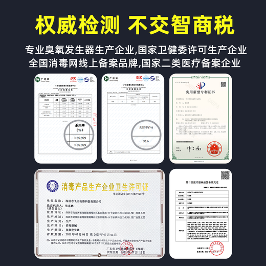 Feili Automotive Intelligent Ozone Disinfection Machine Negative Ion Air Disinfection, Sterilization and Deodorization Generator FL-805QS FL-803C (Car Household Disinfection and Deodorization)