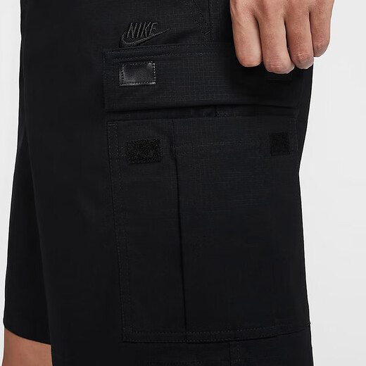 耐克（NIKE）短裤男裤2025夏季新款运动裤工装裤舒适透气休闲短裤子 FN3518-010黑色 30
