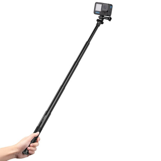 优篮子【ulanzi】MT-57/58 运动相机自拍杆大疆影石Insta延长杆gopro13户外便携旅行拍照摄影摄像配件 MT-57丨铝合金材质丨80CM