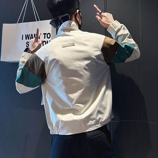 Jason Scott cotton jacket men's jacket autumn and winter 2025 new trendy casual handsome tops high-end men's clothing A220-SJ48 beige (regular style) XL