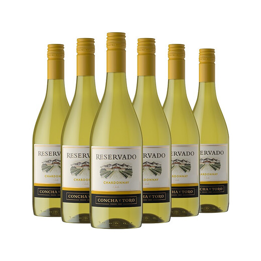 Concha y Toro dry dew collection Chardonnay dry white wine 750ml*6 bottles full box imported low-alcohol red wine for dinner