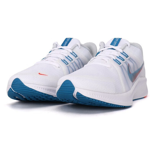Nike Running Shoes 2025 Été Nouveau entraînement de fitness Mesh SHORTPTABLABLE ABSORBLABLE ABSOLIR LEIL SAUTURES DA1105-101 / Quest 4 / Blanc Blue 40.5