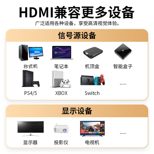 Acer HDMI cable version 2.0 4K ultra-high definition cable 3 meters 3D video cable engineering grade laptop monitor set-top box TV projector data connection cable