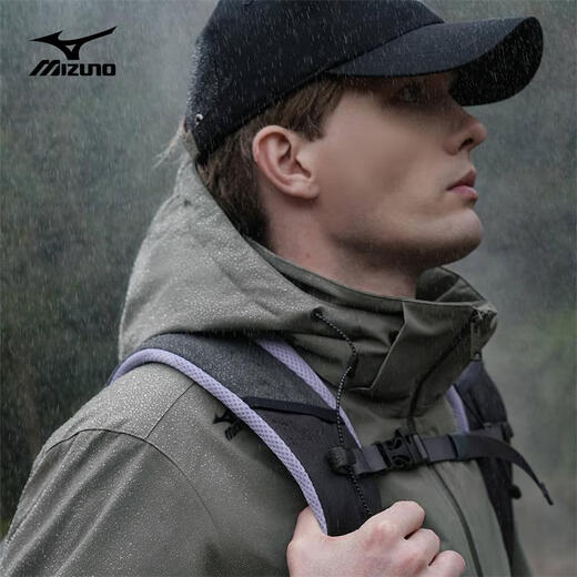 美津浓户外棉服男防风防水防污男士外套保暖防风棉衣