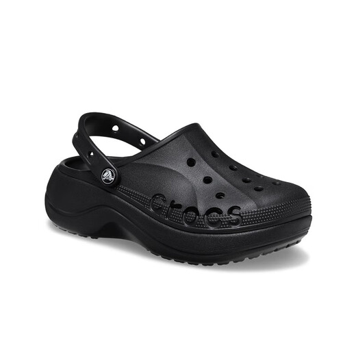 Crocs (CROCS) Beiya Cloud Women's Crocs Outdoor Casual Shoes|208186 Black-001 (including Zhibixing) 38 (240mm)
