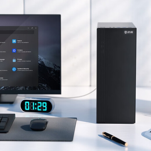 Wuji Shangzhi Core 14th Generation i5 14490F Enterprise Procurement Mini Office Design Commercial Home Desktop Computer Game Console Complete Machine DIY Assembly Machine JD Logistics 13490F + Independent Display + 512G | Configuration Four