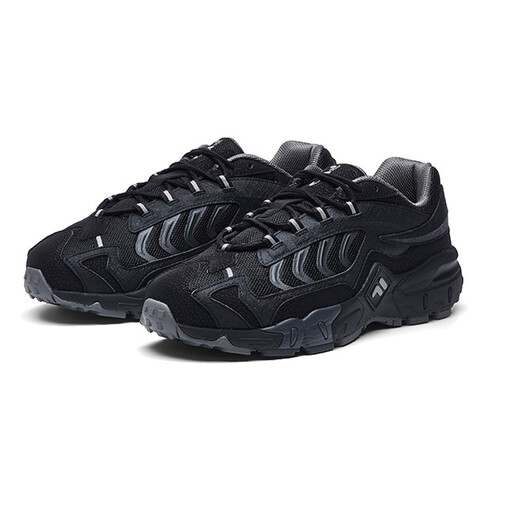 FILA men's retro running shoes F12M041115F BB-black 8.5