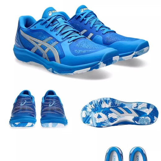 asics ASIS Table Tennis Shoes Men's Shoes Women's Shoes Professional Table Tennis Sports Shoes Anti-slip Wear-resistant Comfortable New Sneakers [King Arthur Limited] 1073A064-400 Blue 37 230