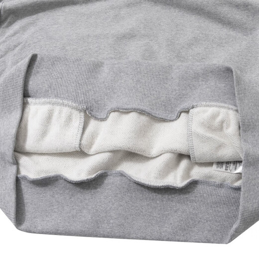 Adidas Siscutirshirt para hombres y mujeres 2024 otoño e invierno Nuevo terciopelo tibio calentado chaqueta con capucha a prueba de viento ji6636 cáñamo mediano gris xl