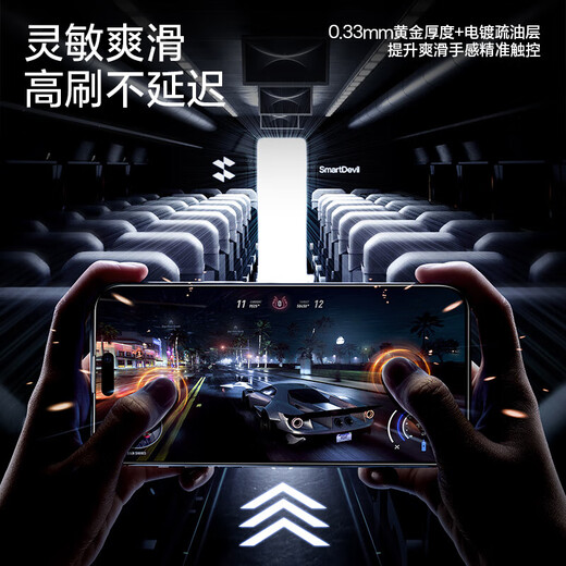 Flash magic suitable for iphone15promax tempered film apple 15pro mobile phone film 15 series plus HD explosion-proof strong anti-fingerprint simple operation second sticker treasure two sets 15pro earpiece dust-proof film 2 sets