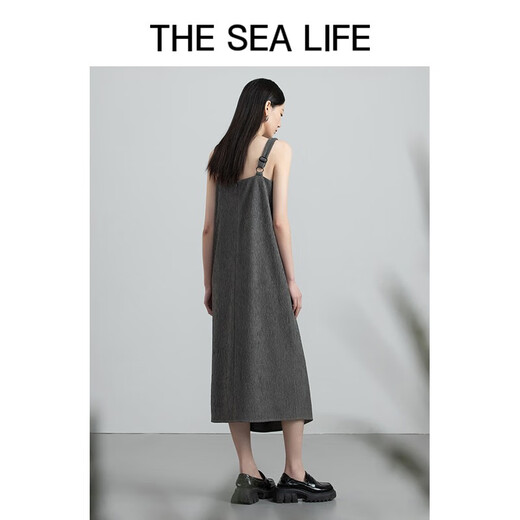 Der Sea Life Square Kragengurt Rock Herbst Textur Design Falten Sie lose einfache 12211 Caffefa Grey S
