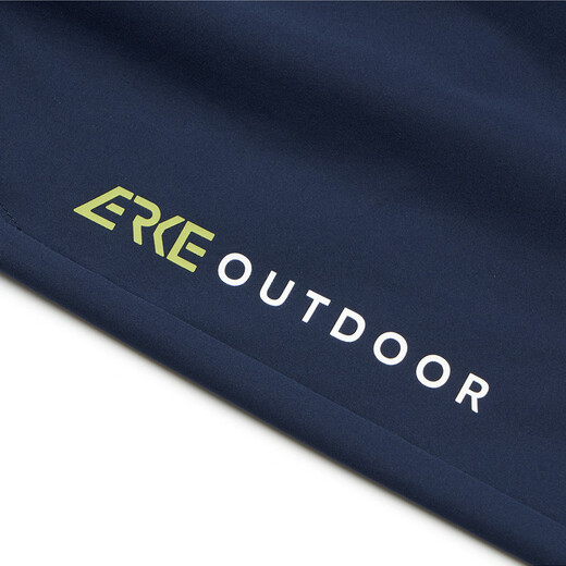 ERKE (ERKE) children's clothing, men's mid-sized children's sports pants, children's casual versatile trousers, blue and black 165
