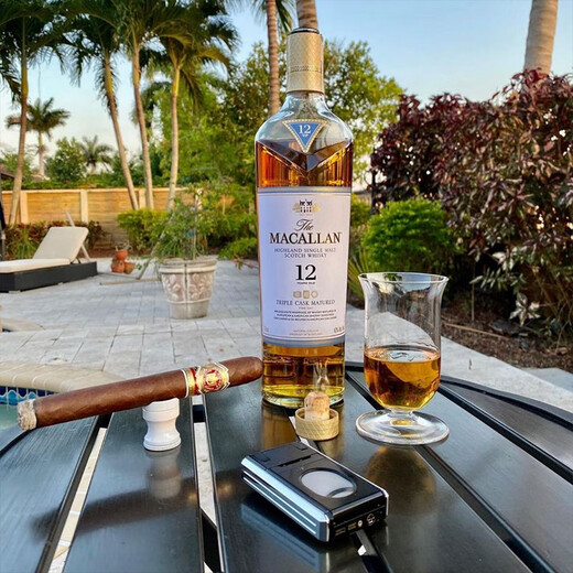 Macallan (Macallan) Single Malt Whisky Schottland Sherry Barrels UK Speyside produzieren Gebiet Fremde Wein Originalflasche importiert McAllan 12 Jahre drei Barrel 700 ml 1 Flasche