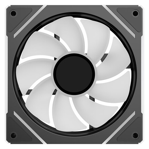 SAMA Realm V3 black reverse blade 12cm chassis fan ARGB infinite mirror light/5V3P divine light synchronization/small 4P-PWM speed regulation/hydraulic bearing/standard shock absorber