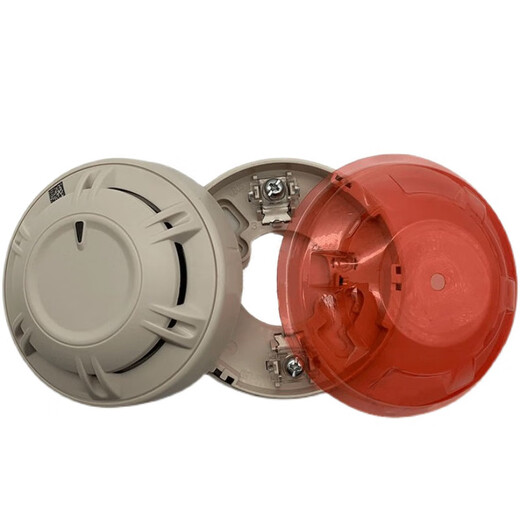 Dingxin smoke detector JTY-GM-TS1011 old Qingdao Dingxin smoke detector temperature-sensitive hand alarm sound and light extinction alarm input input and output module alarm equipment TS-BM-9504 encoder