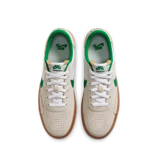 Nike (NIKE) men's shoes 2025 new summer sports shoes SB HERITAGE VULC low-top shoes cushioning casual shoes CD5010-101 wolf gray white green 42