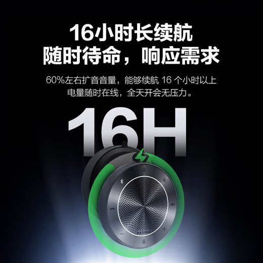 Maxhub video conferencing camera omnidirectional microphone desktop pickup audio wireless screen projector remote office audio and video conferencing solution BM22 omnidirectional microphone 5-meter pickup radius