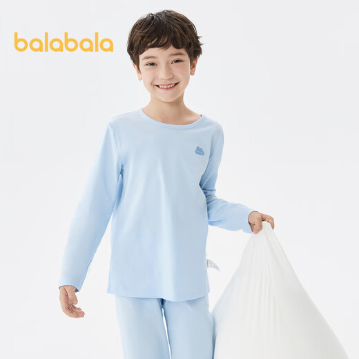 Balabala children's autumn clothes and long pants set spring boys' underwear skin-friendly bottoming pajamas pure cotton comfortable 209925169101