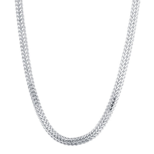 Jin Yixin platinum men's necklace platinum men's PT950 platinum necklace simple and fashionable platinum chain men's and women's platinum necklace platinum about 17.2 grams long about 52cm wide about 2.5mm
