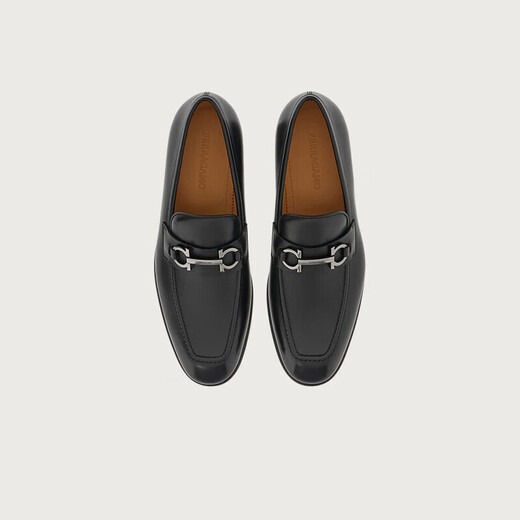 Ferragamo men's black penny loafers 0762636_3E _ 80 gift for boyfriend