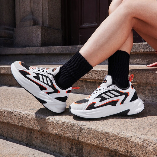 阿迪达斯 （adidas）男鞋女鞋2025新款夏季运动鞋OZWAVE 2.0 波波鞋缓震跑步鞋休闲 JH7371灰白橙 36