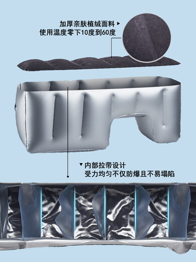 Sedan Sleeping y jugando anti-caza Mat SUV Bed de viaje SN9711 SUV Universal Junk + Air Bump + Net Bag + Gift