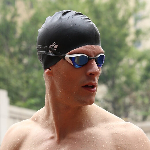 Arena swimming goggles imported professional competition high-definition anti-fog waterproof coating swimming goggles for men and women, blue and white coating, imported with mirror box