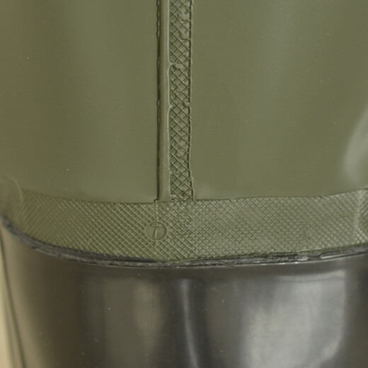 Hongshiyu waterproof and electricity-proof thickened wear-resistant acid and alkali resistant waders waterproof clothing fishing fishing waders blue half body 44