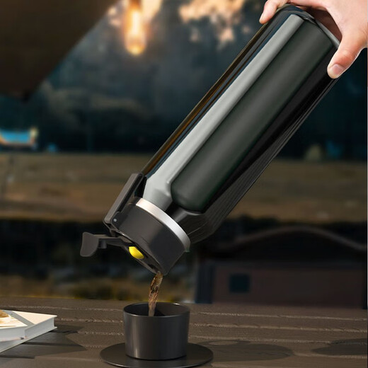 Nuobaifen magic balle magnétique bulle thé tasse grande capacité de thé portable de thé portable 316 Cup thermique en acier inoxydable cadeau T3523 Taobai 750 ml