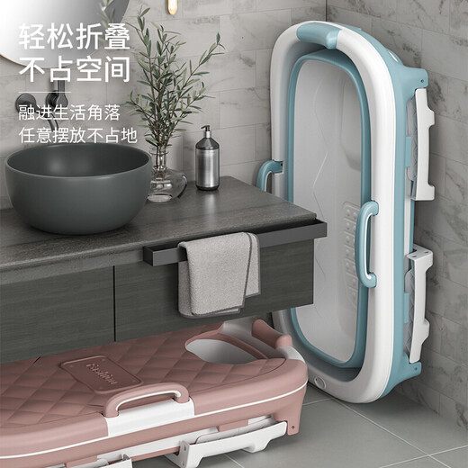 奔麦成人泡澡桶大人洗澡桶折叠浴缸儿童游泳桶家用宝宝神器婴儿游泳池 1.18米【单桶+保温盖】折叠浴缸