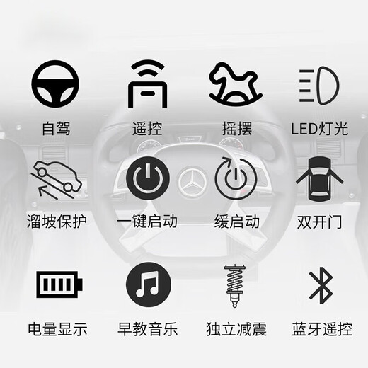 WORK BABY BMW's new children's electric car four-wheel drive can sit in an adult car, boy baby toy, child remote control off-road vehicle x8 painted red + dual drive + remote control + leather seat, electric drive