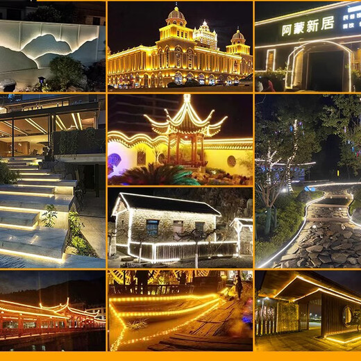 Fanyao LED outdoor light strip, waterproof and sun-proof super bright light strip, white light exterior wall lighting, 36 lamp beads/meter