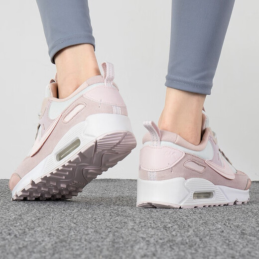 Chaussures de course Nike Chaussures pour femmes printemps et automne Nouvelles chaussures de sport Airmax Air Cushion Shock-Absorbing and Usur-Resistant Low-Top Casual Shoes DM9922-104 / Air Max 90 36.5