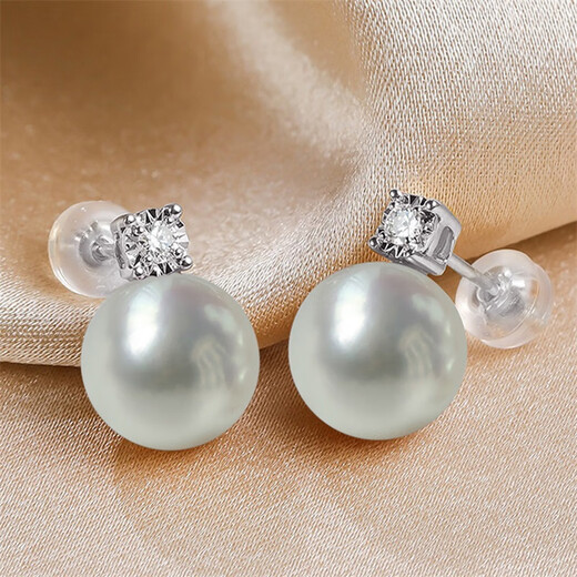 Pearl Queen Akoya Pearl Earrings Round Seawater Pearl Earrings for Women Elegant Birthday Gifts for Women
