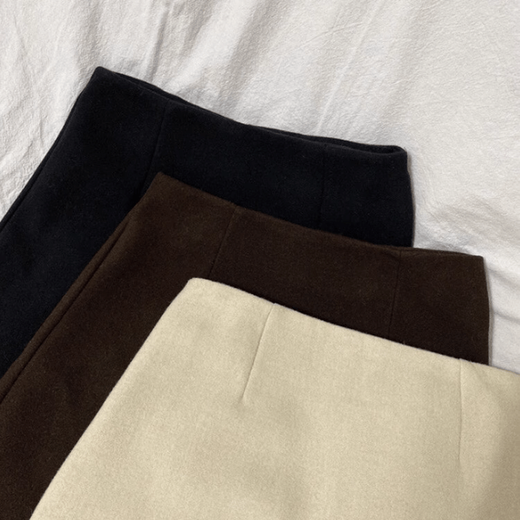 Hui Shihui Autumn Skirt Women's New 2025 Woolen Short Skirt Hip-covering Skirt High Waist A-Line Skirt Half Skirt Suit Skirt Small Woolen Short Skirt Coffee Color Including Lining M Recommended 100-110Jin Jin is equal to 0.5 kg
