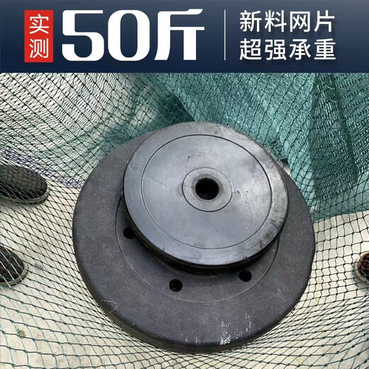 Fish grid 1-finger 2-finger 3-finger 4-finger fishing net fishing net fish pond pulling net scraping fish net trawling net clear pond partition net 2-finger mesh 12 strands 6 meters high and 40 meters long The unfolded height is 4.2 meters