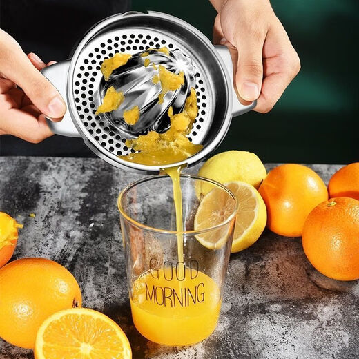 Enshousu stainless steel 304 manual juicer new manual juicer fruit juicer lemon orange juice stainless steel orange juice bowl