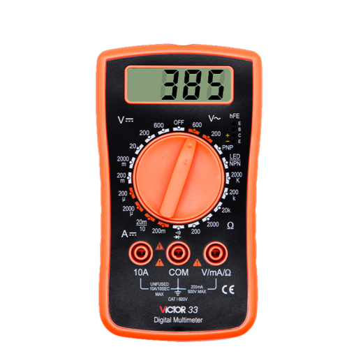 Victor Digital Multimeter VC9205/9208/830L Multifunktional hochpräzise digitale explizite Tabelle VC890A VC830L Standard + Krokodilclip