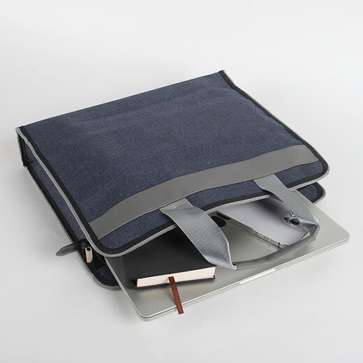 Tianzhang (Tango) verdickte dreidimensionale Büro-Handtaschen-Konferenz-Affairs-Paketpaketpaket Computer Aktentasche Business Reißverschluss Tasche LH759 Blau