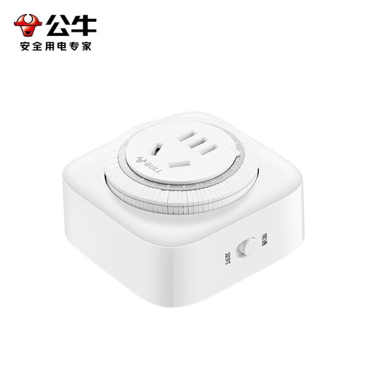 BULL timer socket timed charging plug-in strip mechanical timer high-power 16A cycle timed on and off power GND-2D high-power mechanical cycle timer