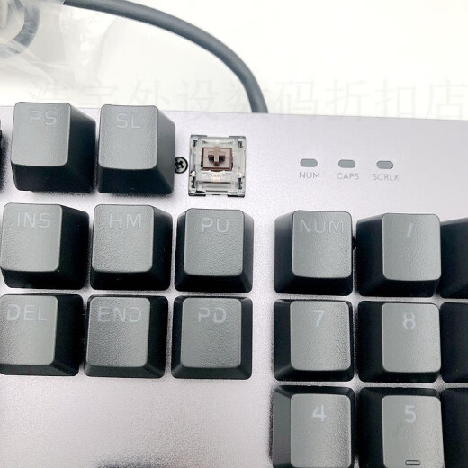 罗技 G罗技 G罗技K845有线机械键盘游戏专用樱桃轴手感青轴茶轴CF拆包K835 k835 ttc 白色 9新 有使 青轴