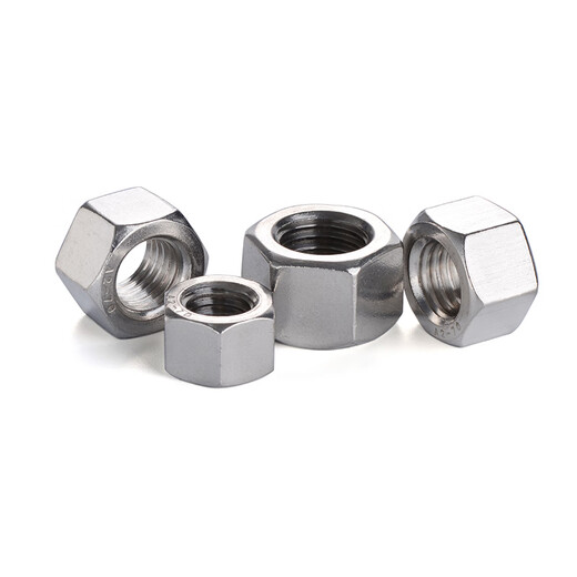 
Jingong 304 stainless steel thickened hexagon nut Stainless steel thickened nut Thick screw cap GB6175 60% off M12*1.75 thickness 12mm [2 pieces]