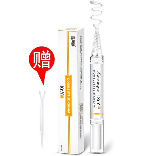 Xuerouya Double Eyelid Styling Cream Styling Gel Glue Double Eyelid Sticker Invisible Traceless Natural Beauty Big Eyes Men and Women 1 Pack