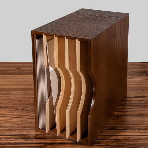 BLACKNOTE record storage box vinyl player phonograph LP record storage rack cabinet magazine cabinet classical nostalgic LP record storage box record storage rack