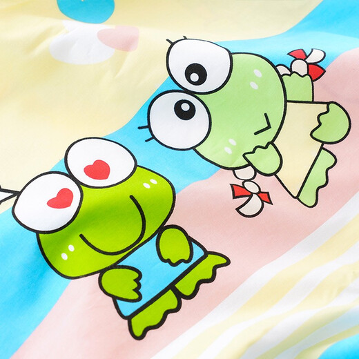 Behe baby quilt autumn and winter quilt pure cotton kindergarten quilt nap for newborn baby removable and washable children's quilt small size 2Jin Jin equals 0.5kg quilt comes with frog quilt cover 100x115cm