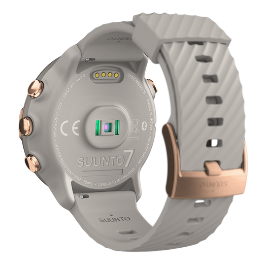 SUUNTO Suunto 7 Smart Sports Dual System Watch Beidou GPS Running Cycling Swimming Touch Screen Multi-Function Watch Sandstone/Sandstone Rose Gold