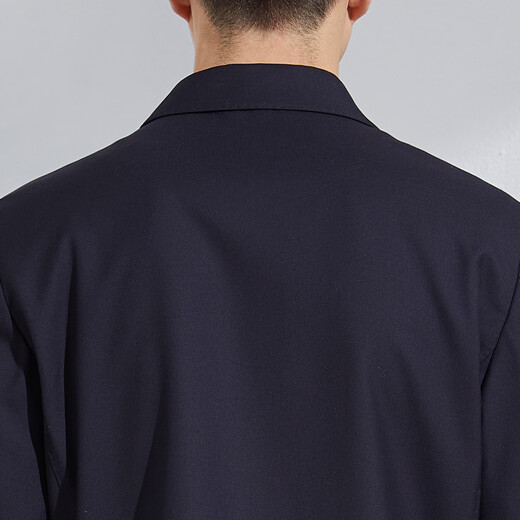 Antonio [90% Wolle getragen] High-End-Businessjacke für Männer mit Mulberry Seide clevere und leicht zu maintain Jacket Navy Blue Regular XL 52 (180/96A)