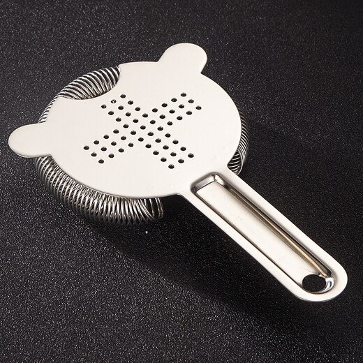 Bar Soul various stainless steel ice filters, ice separators, bartender springs, bartender wine filters, strainers, ordinary Hawthorne mirror version