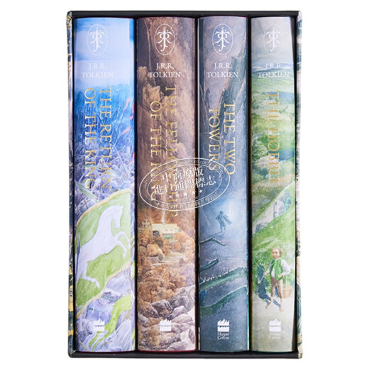 指环王4册套装 Alan Lee插图版 英文原版 The Hobbit The Lord of the Rings Boxed Set JRR Tolkien